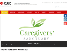 Tablet Screenshot of cwa.org.sg